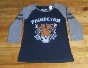 Princeton Tigers Football Raglan t-shirt NEW college basketball baseball nwt