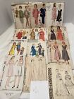 Vintage 1950’s-1970s Butterick Hollywood McCall’s Vogue ++ Patterns Lot Of 12
