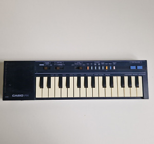 Casio PT-1 Mini Keyboard Synthesizer Vintage black in colour, rare instrument