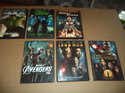 6 DVD Lot / Super Hero's - Iron Man , Avengers , Hulk and Green Hornet