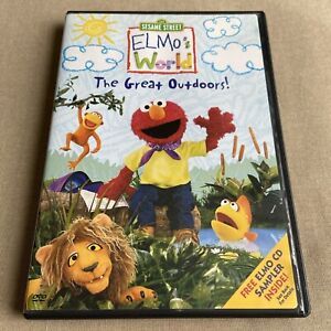 Sesame Street: Elmo's World: The Great Outdoors (DVD 2003 2-Disc W/ CD) Music +