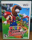 2008 Mario Super Sluggers Nintendo Wii, CIB Disc in Excellent Condition