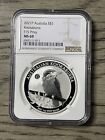 2021 Perth Australia Kookaburra 1oz Silver Coin F15-Privy NGC MS69