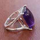 Amethyst Stone Ring Handmade 925 Sterling Silver Statement Ring All Size MK1125
