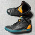 Adidas Mens Size 10.5 High Top Shoes Sneakers Green Orange EVH 791004 2012