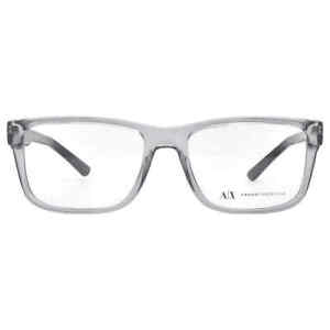 Armani Exchange Demo Rectangular Men's Eyeglasses AX3016 8239 53 AX3016 8239 53