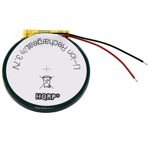 HQRP Battery + Wires for Garmin Fenix 1, 2, Tactix GPS Watch, D2 Aviation Watch