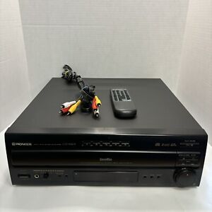 VTG 1994 Pioneer CLD-M403 MultiPlay 5 CD CDV/LD LaserDisc Player & Remote Tested