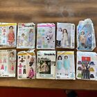 Butterick Mccalls Simplicity Lot of 10 Childrens Kids Sewing Patterns Crafts