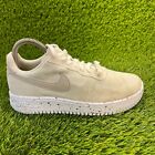 Nike Air Force 1 Crater Womens Size 7 Cream Athletic Shoes Sneakers DC7273-200