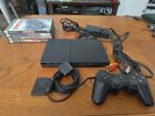 New ListingSony PlayStation 2 Slim (SCPH-70012)  w/ Memory Card Cords Controller 4 Games