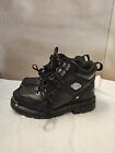 Harley Davidson Women's Size 9 Tracey Black Motorcycle Boots  D84496