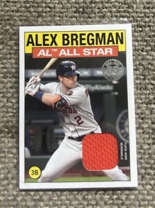 New Listing2021 Topps Series 2 Baseball Alex Bregman 1986 Relic AL All Star Patch