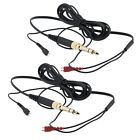 TWO HD25 Replacement Audio Cable for Sennheiser HD25-1 HD25-C HD25-13 Headphones