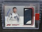 2022 Topps Dynasty Formula 1 Pierre Gasly Encased Patch Auto Autograph #1/10