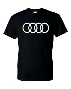 Audi Logo T-Shirt Men’s Racing Sports Sizes S-XL 9-Colors Cotton T-Shirts