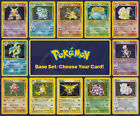 1999 Pokemon Base Set: Choose Your Card! All Cards Available - 100% Authentic