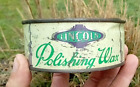 - Estate Find Vintage Ford Lincoln Brand Car Auto Polish Wax Tin Empty Oil Can -