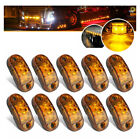 10PCS Amber Car LED Truck Trailer RV Oval Side 2.5