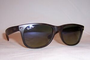 New RAY BAN Sunglasses WAYFARER 2132 894/76 HAVANA/BLUE GREEN 55mm POLARIZED