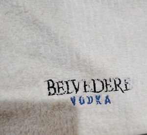 Belvedere Vodka Hand Towel Embroidered 15in x 17in