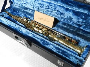 Yamaha YSS-61 Professional Soprano Saxophone with Engraving and Hard Case