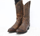 SHYANNE Women's Indio Cowgirl Riding Brown Leather Western Boots Sz 8 B