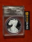 New Listing2020 W PROOF SILVER EAGLE ANACS PR70 DCAM FIRST STRIKE CONGRATULATIONS SET LABEL