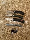 Lot Of 5 TSA Confiscated Buck USA Knives Great Collection Pieces See Pics