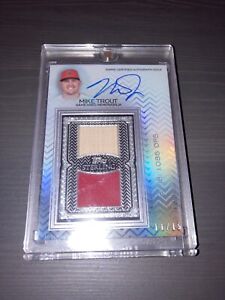 mike trout auto Dual Game Used Topps Sterling Swings 11/15!!!