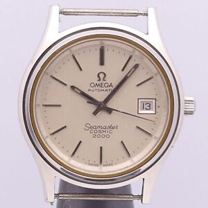 Dead Stock Class Operating Omega At 166.128 Seamaster Cosmic 2000 Silver Dial To