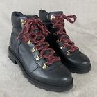 Sorel Lennox Women's Hiker Boots Size 9.5 Black Leather Waterproof NEW