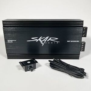 REFURBISHED SKAR AUDIO RP-1200.1D 1600 WATT MAX POWER CLASS D MONO SUB AMPLIFIER