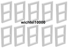 LEGO City - 10 White Shutters Pane for Window 1 x 2 x 3 3854 385401