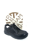 Dunham Mens Black Leather Waterproof Oxford Padded Shoe Windsor 8000BK Sz 18 4E