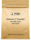 New ListingVitamin C Powder (1 lb) Ascorbic Acid, Non GMO, Dietary Supplement