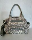 JJ Cole Baby Diaper Bag Large Capacity Tote Travel Bag Changing Pad Light Gray