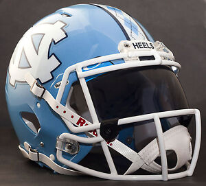 *CUSTOM* NORTH CAROLINA TAR HEELS NCAA Riddell Speed AUTHENTIC Football Helmet