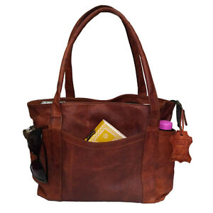 Women Business Tote Shoulder bag Genuine Leather Everyday Purse Shopper Handbag