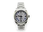 Rolex Oyster Perpetual 31mm Steel Watch 177200 Midsize White Roman Dial Papers