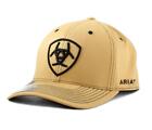 Ariat Mens Hat Baseball Cap Snapback Logo Tan A300064108
