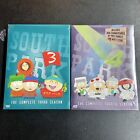 NEW / SEALED South Park DVD Lot Seasons 3 & 4 Original Thick Cases Season 3 & 4
