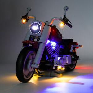 LED Light Kit for 10269 LEGOs Harley Davidson Fat Boy Motorcycle Lighting