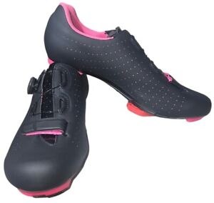 New ListingFizik Tempo R5 Overcurve BOA Lace Cycling Shoes Black Pink US 11.5 - EUR 45 EUC