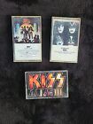VTG Kiss Cassette Tape Lot Of 3 Dynasty 1979 Love Gun 1977 Alive III 1993 Tested