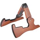 Guitto Guitar Bass Stand Holder Wood Anti-slip Dual Protection Folding A-Frame