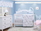 5PCS Bumperless Little Penguin Baby Boy Nursery Crib Bedding Sets by OptimaBaby