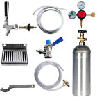 Sankey Kegerator Fridge Conversion Kit Coupler, CO2 Cylinder Tank and Regulator