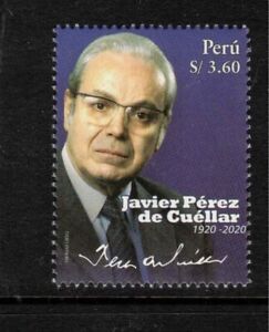 PERU - 2021 Javier de Cuellar #2007 - VF MNH