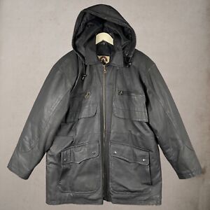 Vintage Phase 2 Leather Jacket Mens Large Black Opium Playboi Carti Kanye West